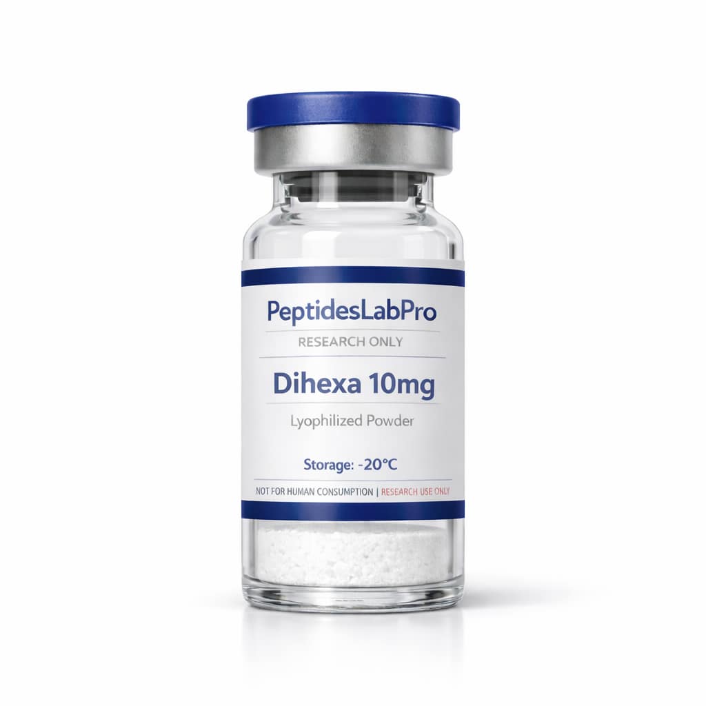Dihexa 10mg - research-grade vial | Peptides Lab Pro