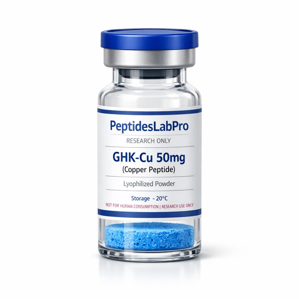 GHK-Cu 50mg (Copper Peptide) - research-grade vial | Peptides Lab Pro
