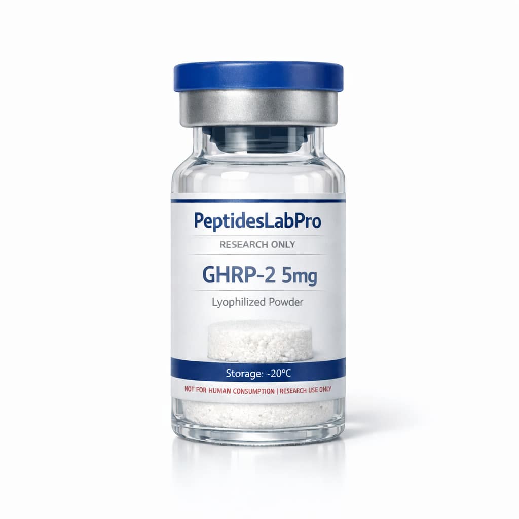 GHRP-2 5mg - research-grade vial | Peptides Lab Pro