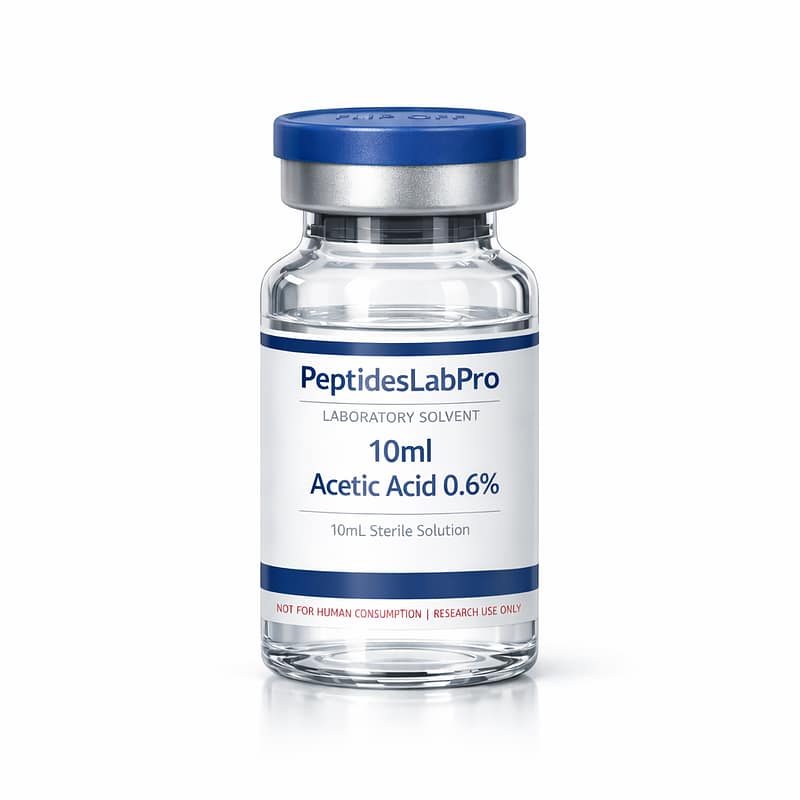 10ml Acetic Acid 0.6% - research-grade vial | Peptides Lab Pro