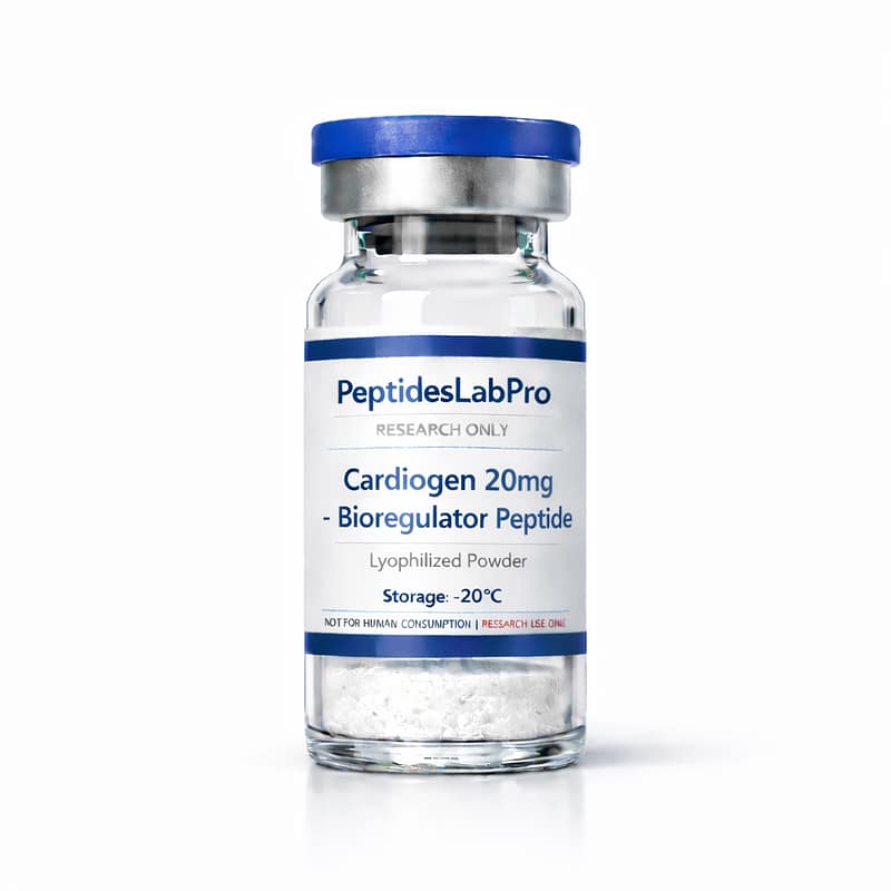 Cardiogen 20mg - Bioregulator Peptide - research-grade vial | Peptides Lab Pro