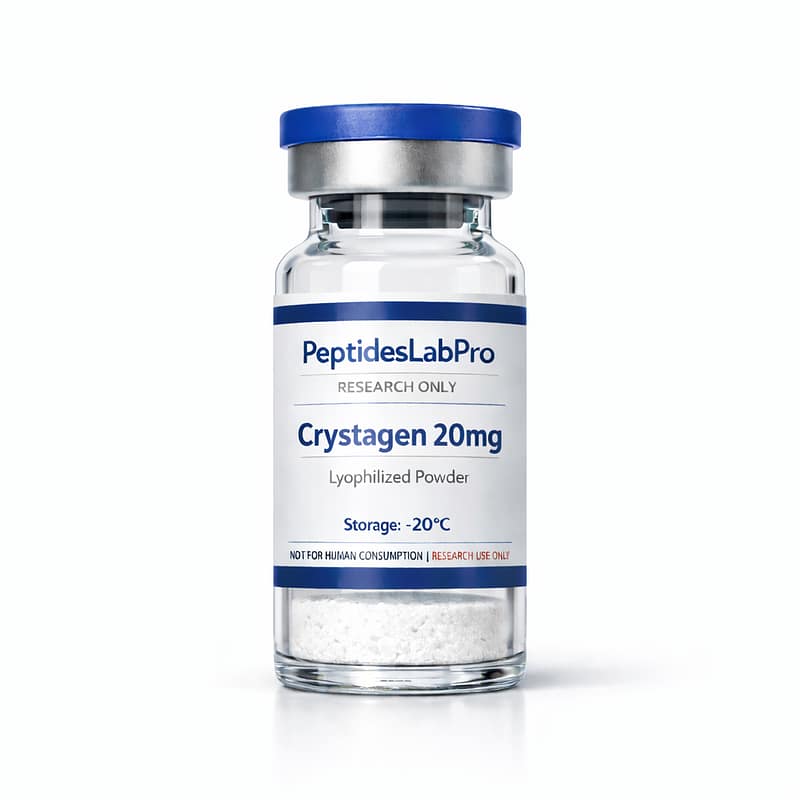 Crystagen 20mg - research-grade vial | Peptides Lab Pro