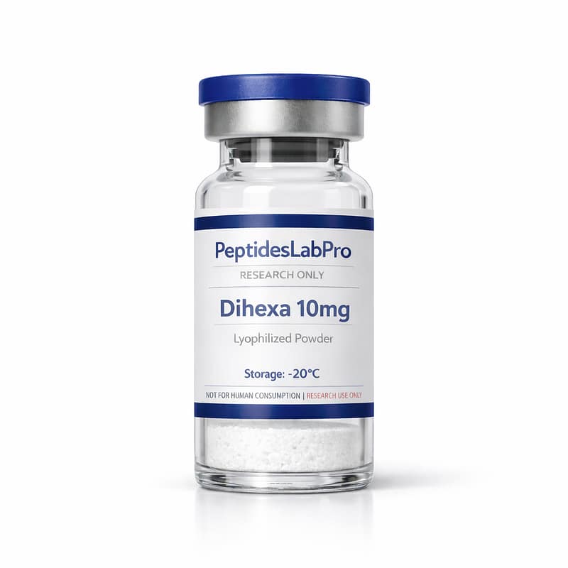 Dihexa 10mg - research-grade vial | Peptides Lab Pro