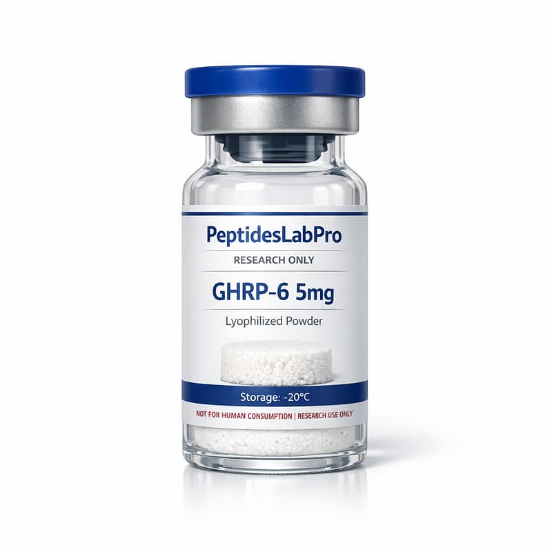 GHRP-6 5mg - research-grade vial | Peptides Lab Pro