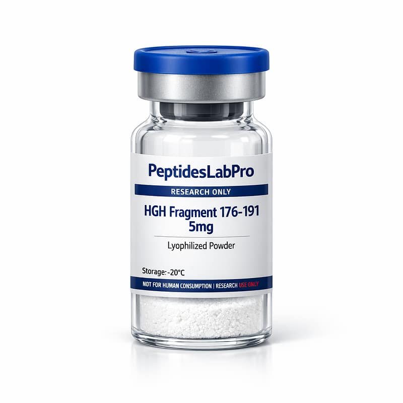 HGH Fragment 176-191 5mg - research-grade vial | Peptides Lab Pro